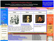 Tablet Screenshot of americanchristianhistory.com